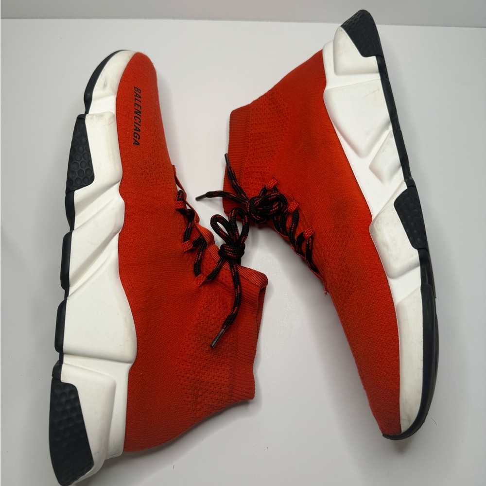 BALENCIAGA Speed Trainer Lace Up Sock Sneakers - Picture 3 of 6